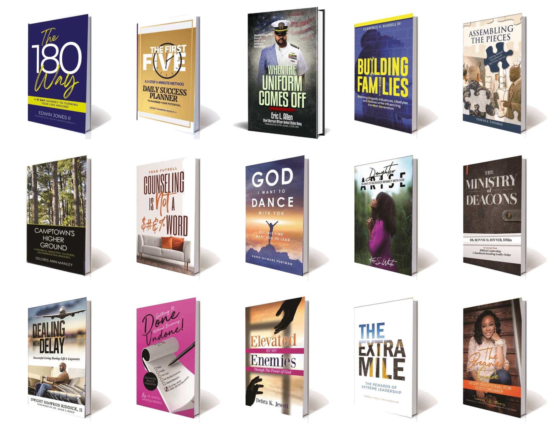 Published titles from our catalog, row 1